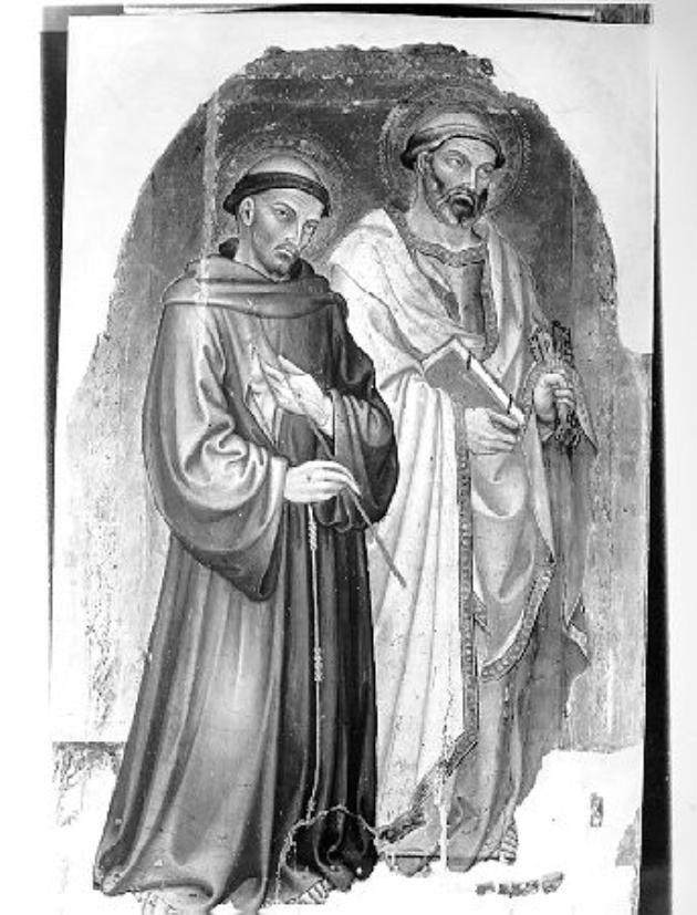 SS. Francesco e Pietro, S. Francesco e S. Pietro (scomparto di polittico) di Bartoli Taddeo (fine/inizio secc. XIV/ XV)