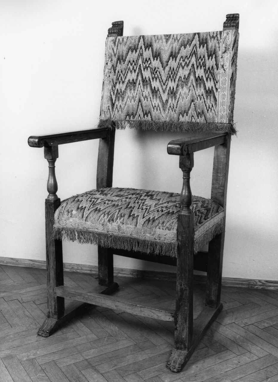 seggiolone - produzione italiana (sec. XVII)