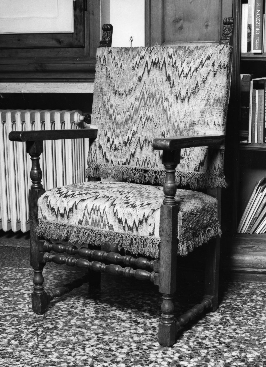 poltrona - produzione italiana (sec. XVII)