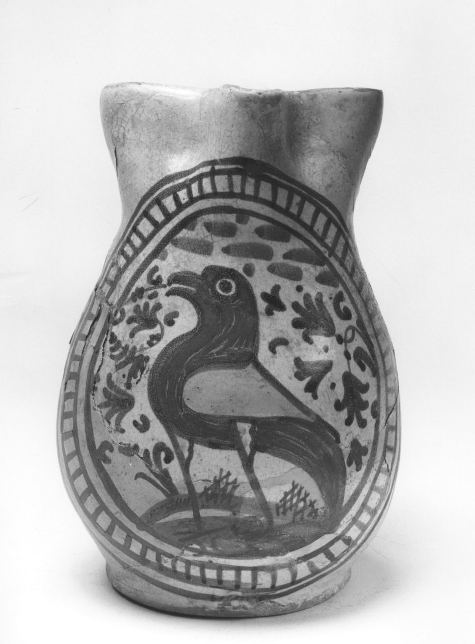 boccale - manifattura toscana (ultimo quarto sec. XVI)