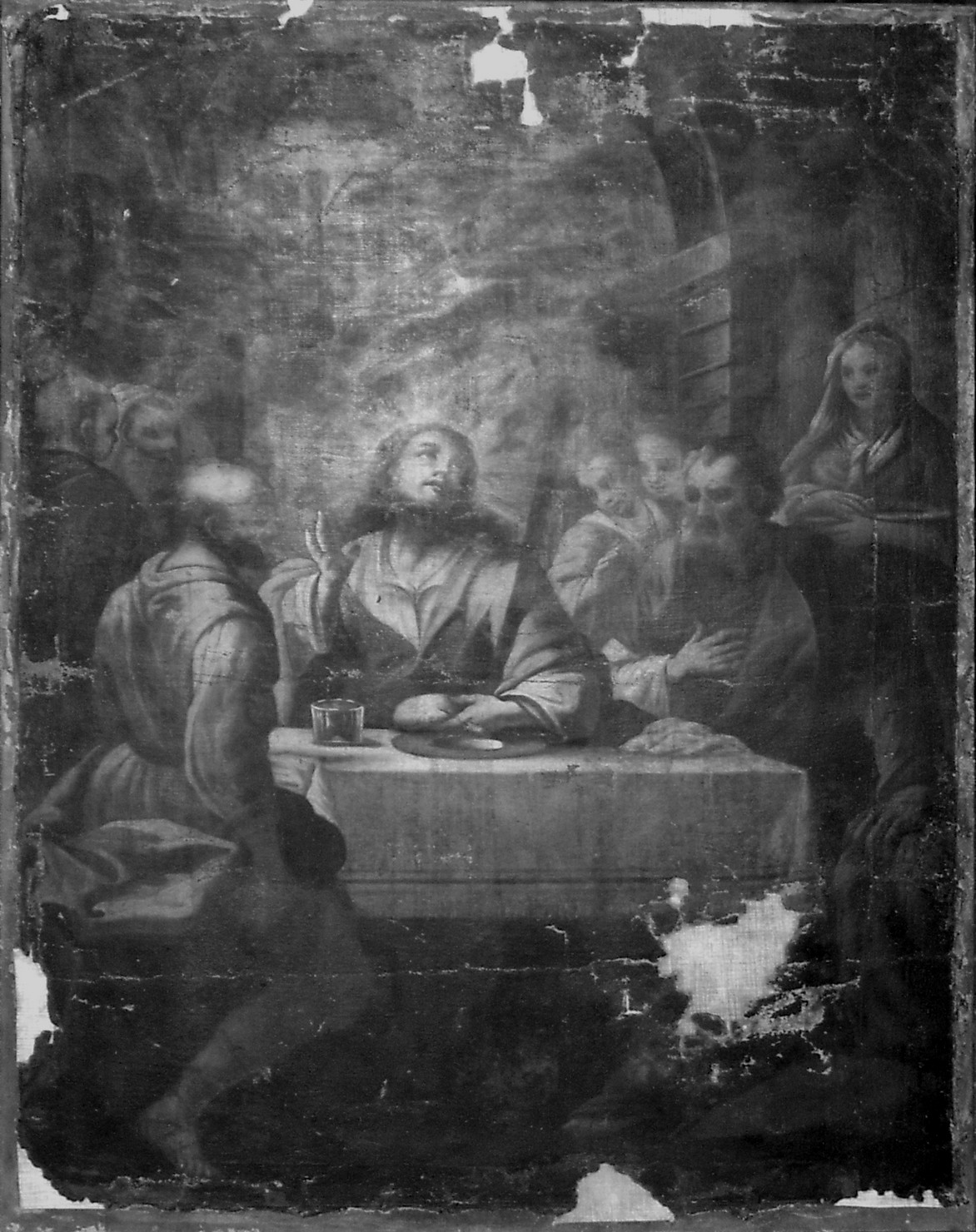 ultima cena (dipinto) - ambito toscano (fine/inizio secc. XVI/ XVII)