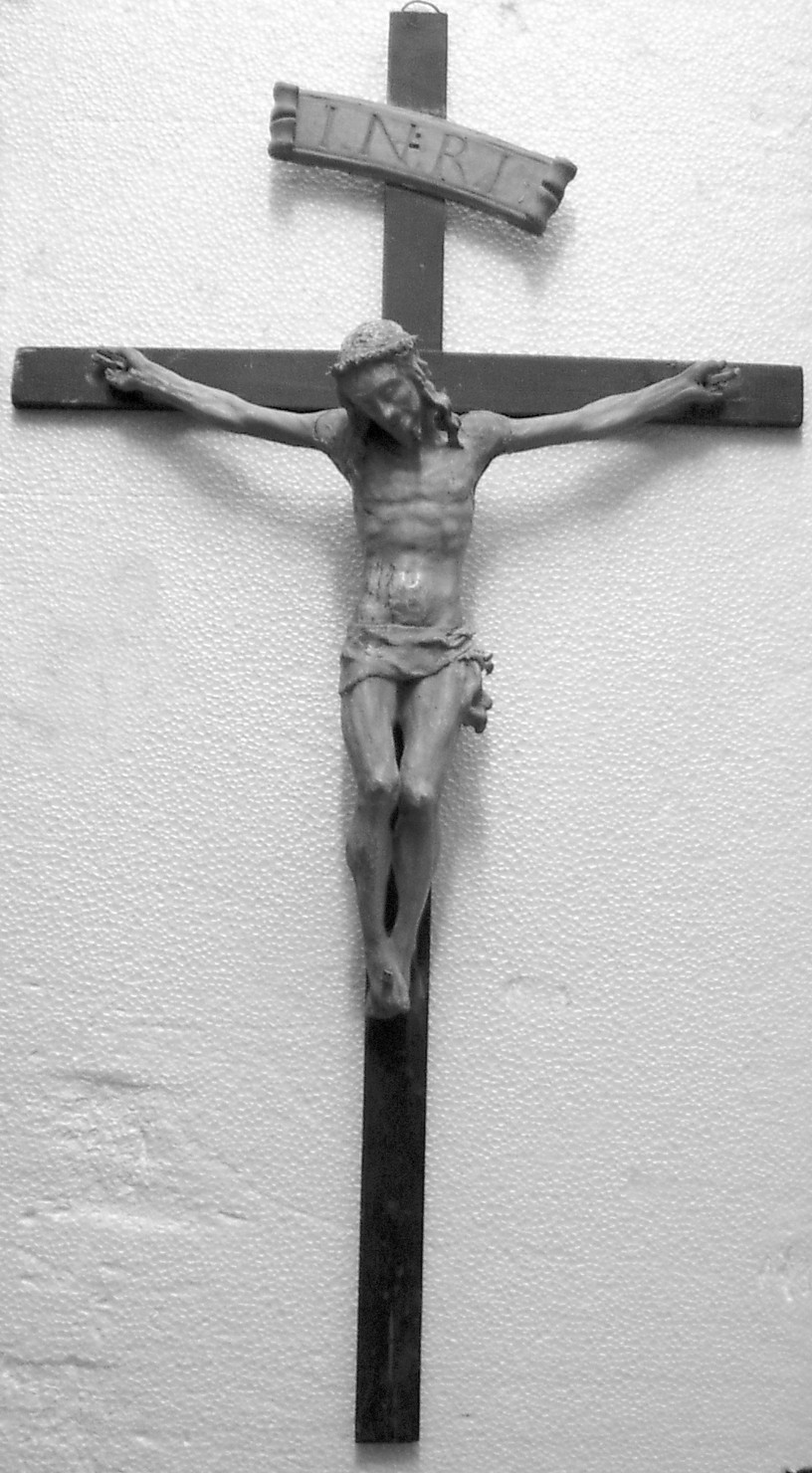 Cristo crocifisso (crocifisso) - ambito italiano (sec. XV)