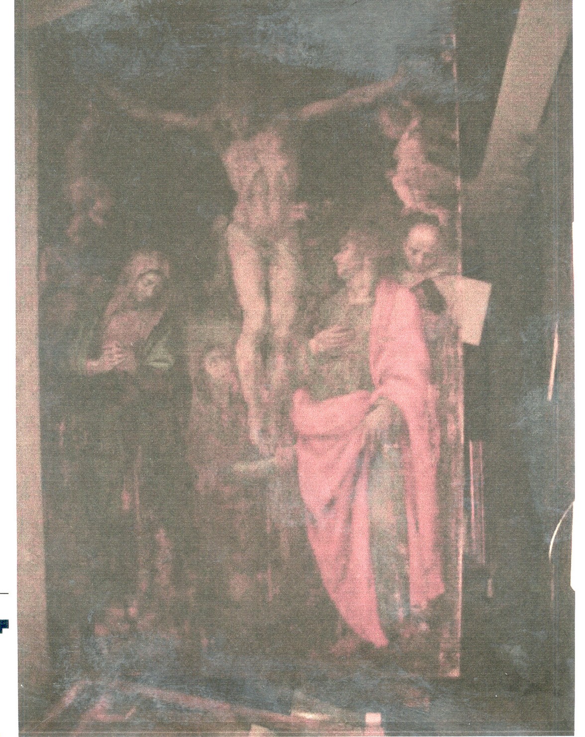 crocifissione di Cristo (dipinto) - ambito fiorentino (inizio sec. XVII)