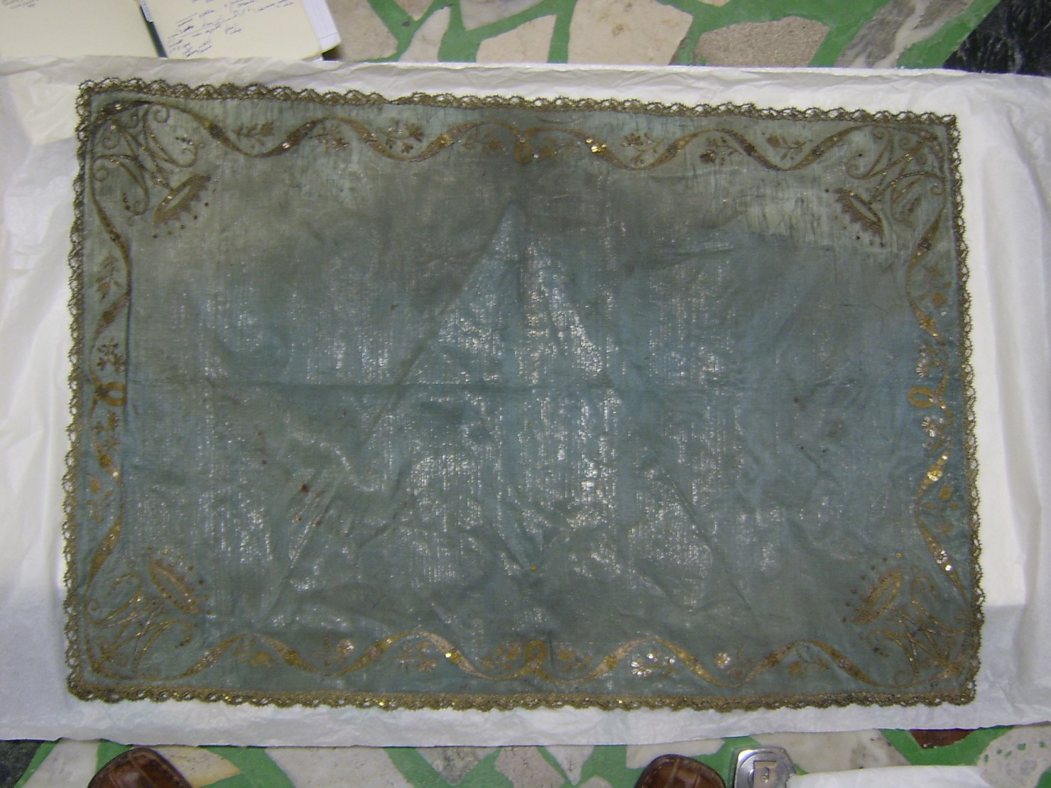 velo omerale - manifattura italiana (sec. XVIII)