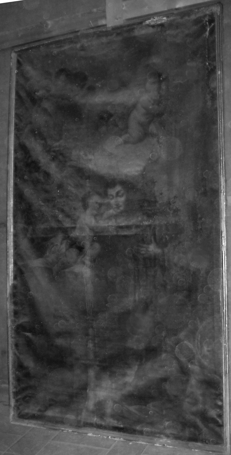 Sant'Antonio da Padova con il bambino (dipinto) - ambito italiano (sec. XVI)