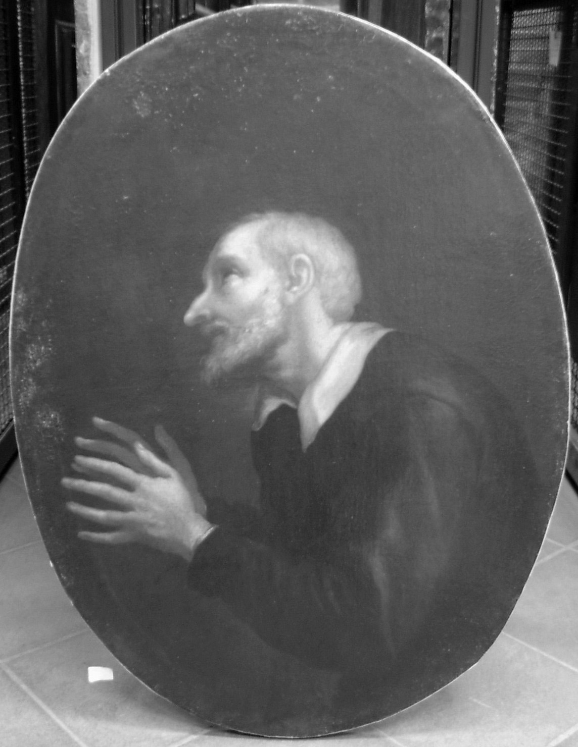 ritratto d'uomo (dipinto) - ambito italiano (sec. XVII)