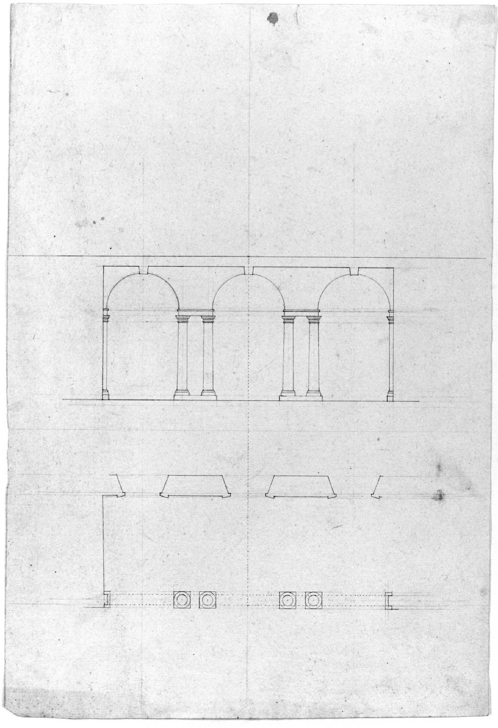 arcata (disegno) - ambito Italia settentrionale (prima metà sec. XIX)