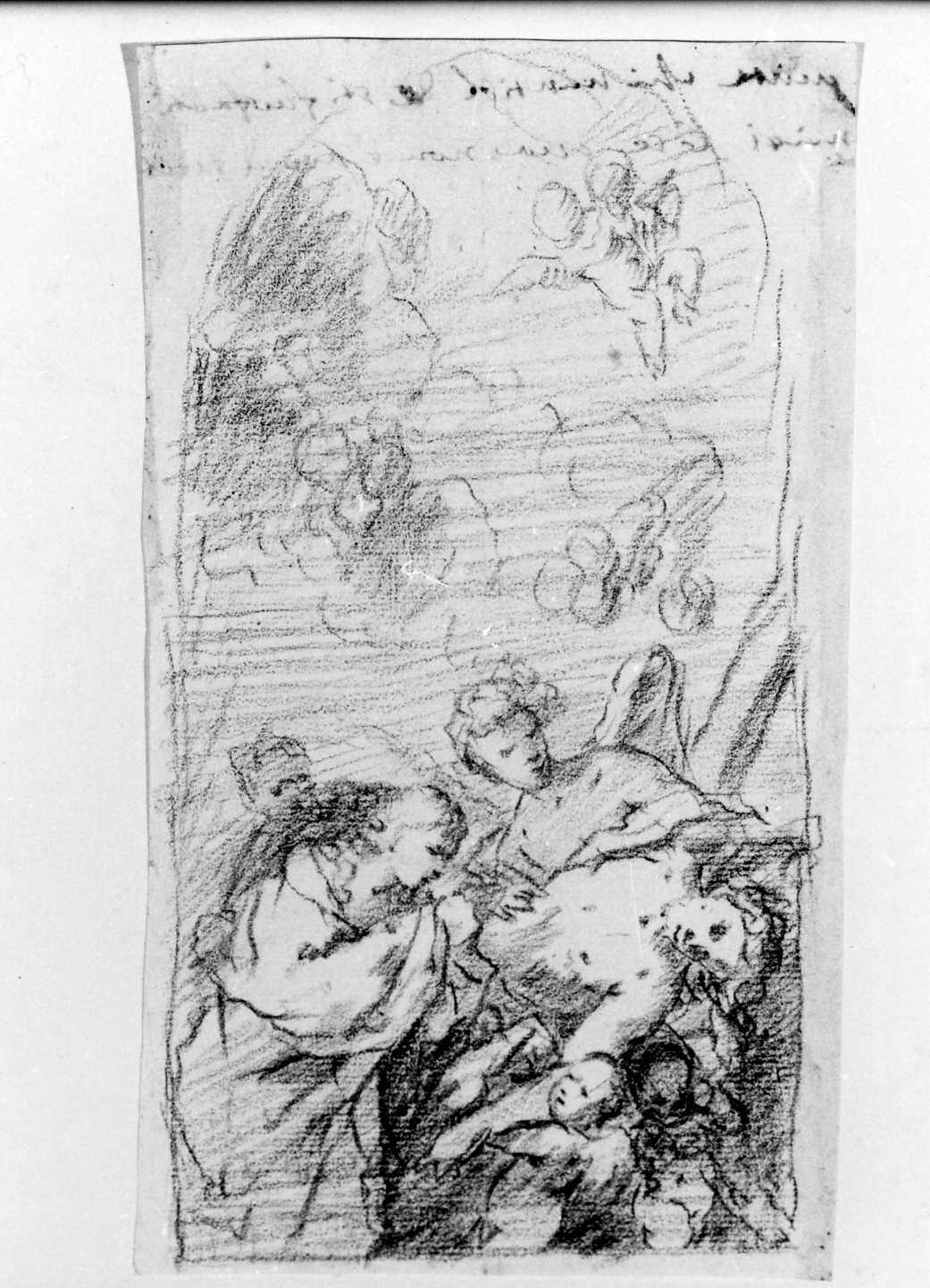 compianto sul Cristo morto (disegno) di De Pieri Giovanni Antonio detto Zoppo Vicentino (sec. XVIII)