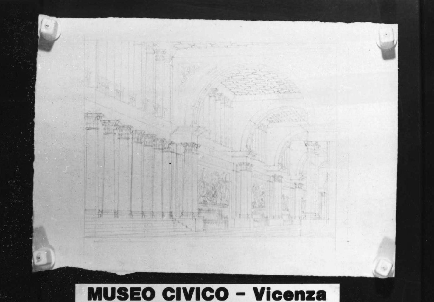 interno (disegno) di Picutti Giovanni (sec. XIX)