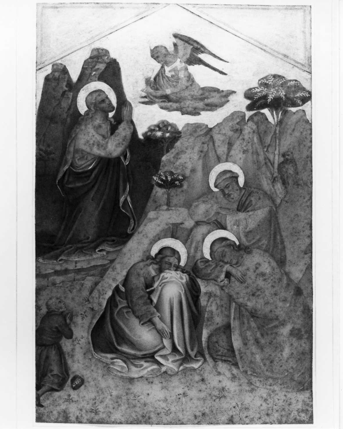 orazione di Cristo nell'orto di Getsemani (disegno, serie) di Perlotto Tito Catone (sec. XIX)