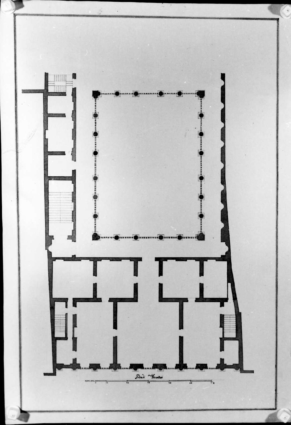 palazzo Cordellina a Vicenza (disegno, serie) di Calderari Ottone Maria (sec. XVIII)