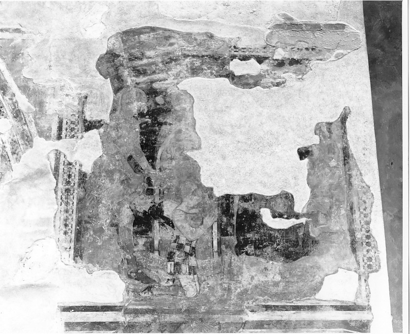 Santi (dipinto, frammento) - ambito veronese (seconda metà sec. XIV)