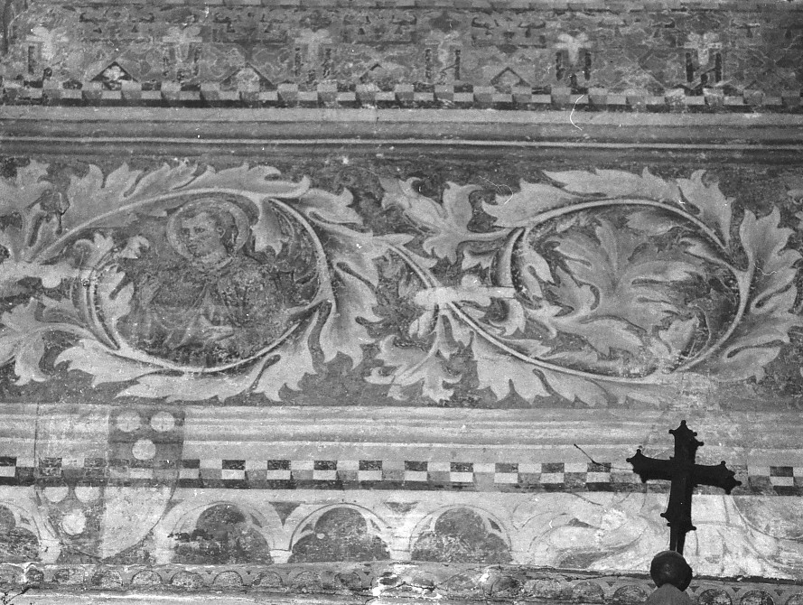 Agnus Dei con San Pietro San Paolo e profeti (dipinto, insieme) - ambito veronese (prima metà sec. XIV)