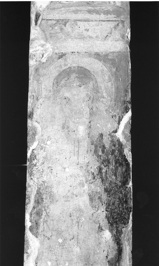 Madonna con Bambino (dipinto, frammento) - ambito veronese (prima metà sec. XIV)