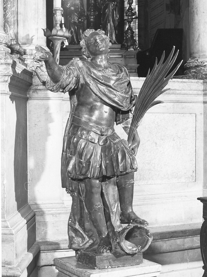 San Fermo (statua) di Schiavi Giuseppe Antonio (sec. XVIII)