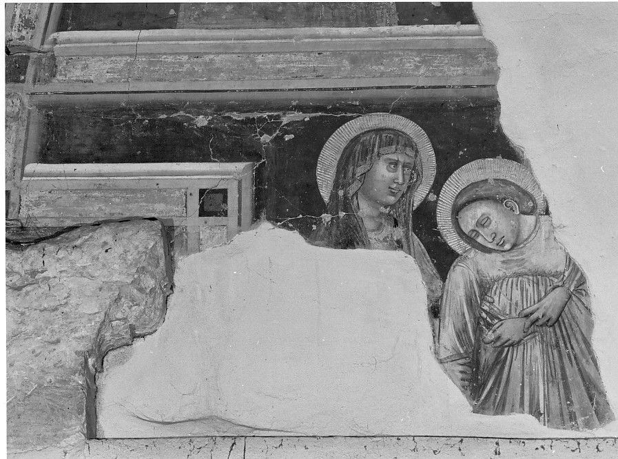 crocifissione (dipinto, frammento) - ambito veronese (seconda metà sec. XIV)
