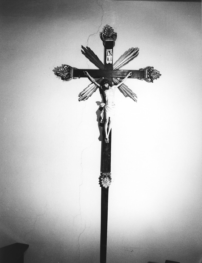 croce processionale - produzione veneta (seconda metà sec. XIX)