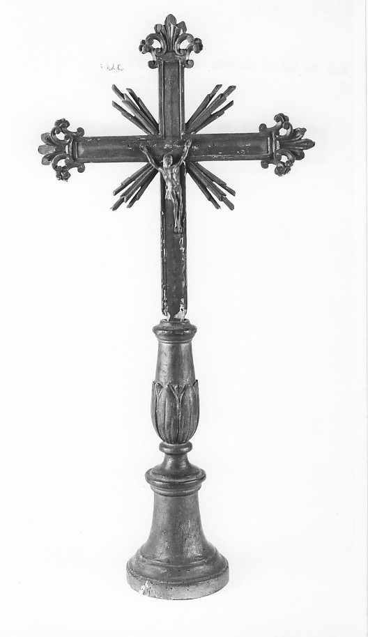 croce d'altare - ambito veneto (seconda metà sec. XIX)