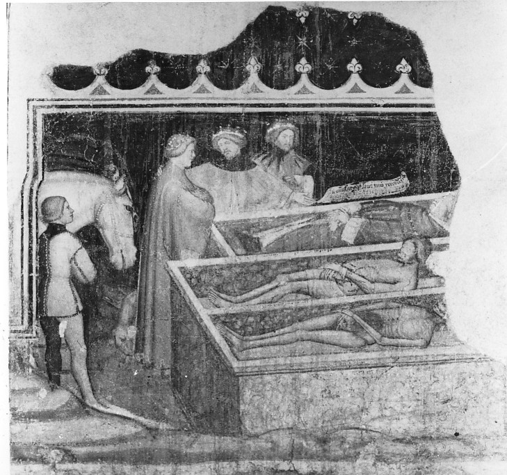 Giudizio Universale (dipinto, frammento) di Martino da Verona (sec. XV)