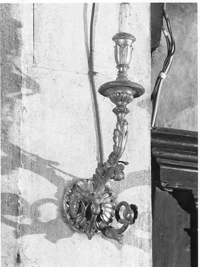 candeliere da parete, serie - ambito veronese (sec. XVIII)