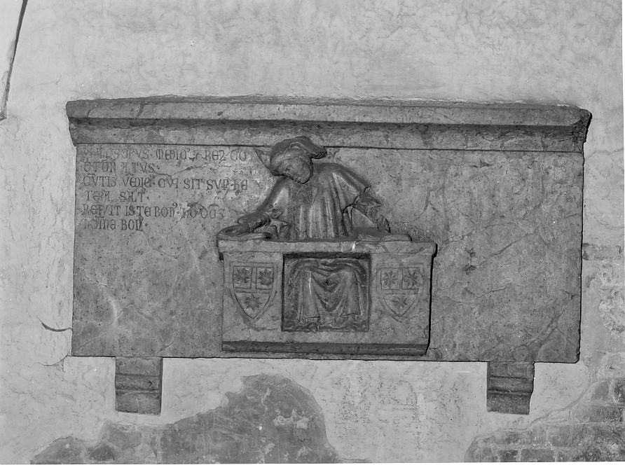 lastra tombale - ambito veneto (secondo quarto sec. XIV)