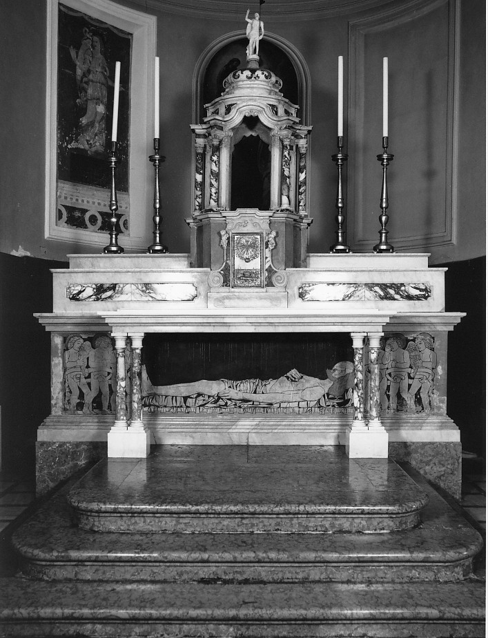 altare maggiore, insieme di Donati Carlo (secc. XVIII/ XX)
