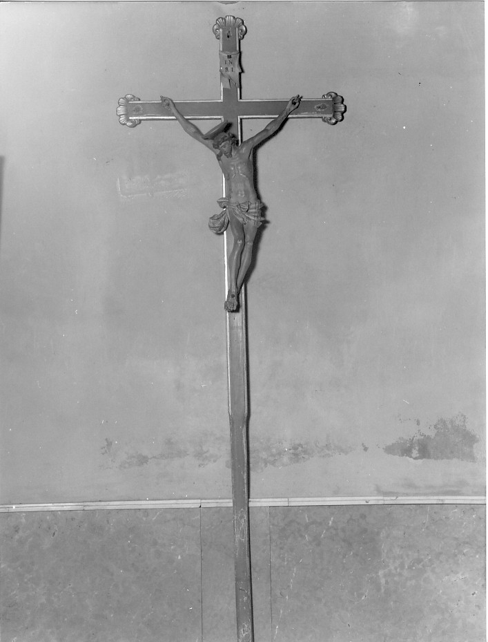 Cristo crocifisso (crocifisso) - ambito Italia settentrionale (sec. XVIII)