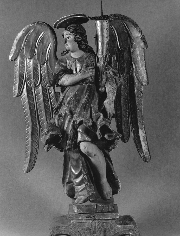 angelo (statua, elemento d'insieme) - ambito Italia settentrionale (sec. XVI)