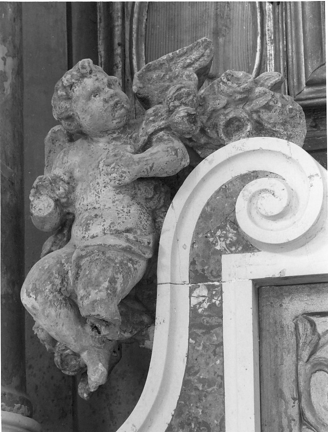 angelo (statua, elemento d'insieme) - ambito veneto (secc. XVII/ XVIII)
