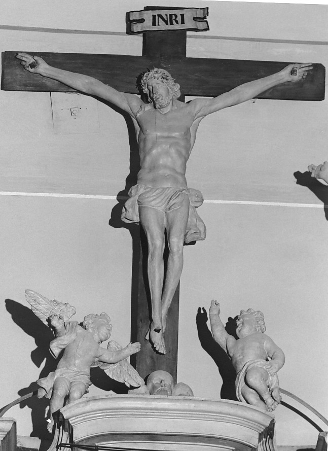 Cristo crocifisso (scultura) di Marinali Orazio (bottega) (prima metà sec. XVIII)