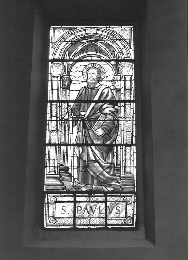 San Paolo (vetrata) di Ditta Ballardini Scipione (sec. XX)