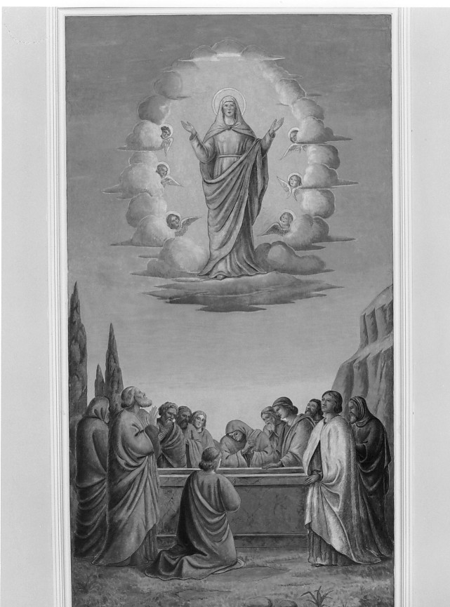 assunzione della Madonna (dipinto, ciclo) di Miolato Gaetano (attribuito) (sec. XX)