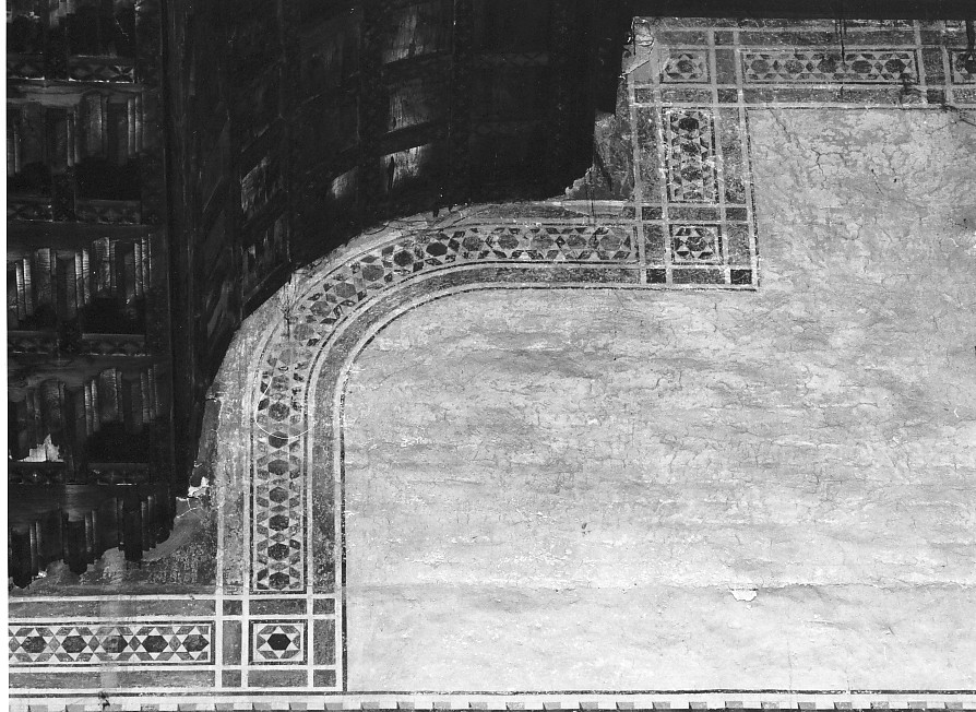 motivo decorativo geometrico (dipinto) - ambito veronese (primo quarto sec. XIV)