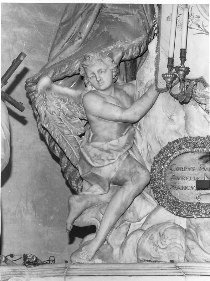 angeli reggicornice (statua) di Baratta Pietro (inizio sec. XVIII)