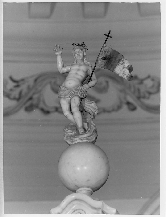 Cristo redentore benedicente (statua, elemento d'insieme) di Zanchetta da Pove (attribuito) (sec. XVIII)