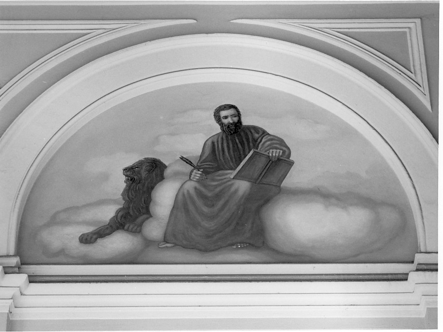 San Marco Evangelista (dipinto) di Pupin Valentino (attribuito) (sec. XIX)
