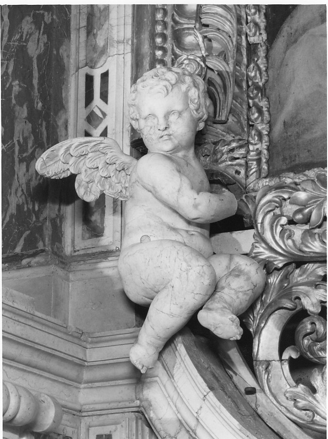 angioletto (scultura, elemento d'insieme) - ambito Italia settentrionale (secc. XVII/ XVIII)
