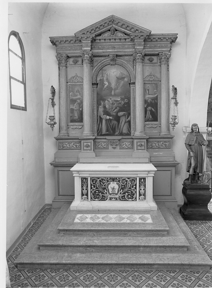 altare, insieme - ambito veneto (seconda metà sec. XVI)