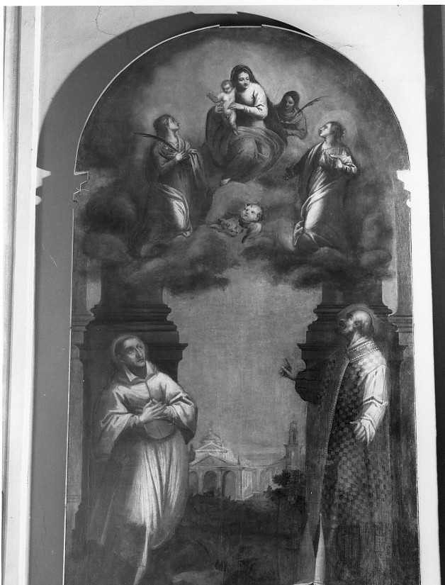 Madonna con Bambino e Santi (dipinto) - ambito veneto (metà sec. XVIII)