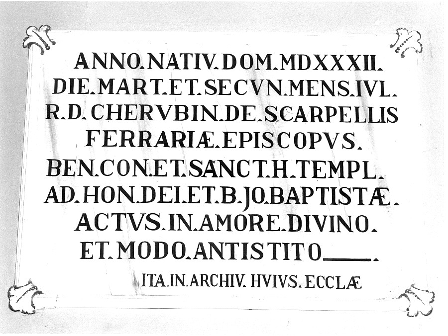 lapide commemorativa - ambito veneto (sec. XIX)
