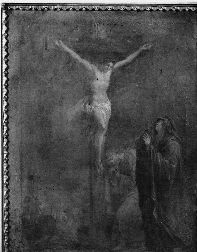stazione XII: Gesù innalzato e morto in croce (dipinto, elemento d'insieme) - ambito veneto (prima metà sec. XIX)