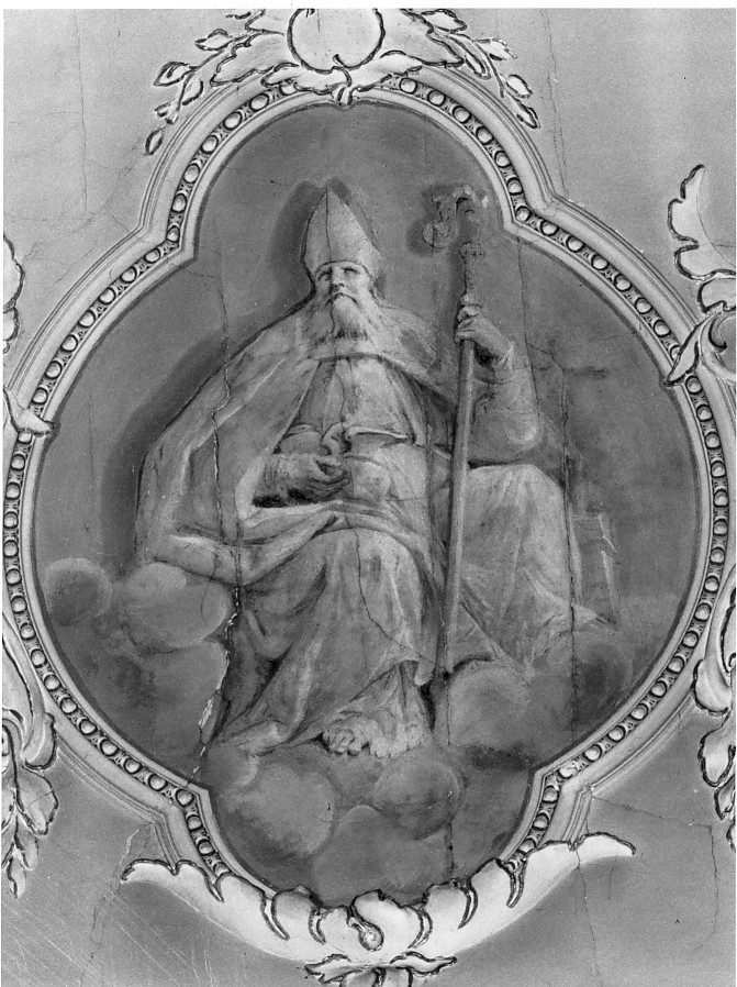 Sant'Agostino (dipinto, elemento d'insieme) di Canal Giambattista (sec. XIX)