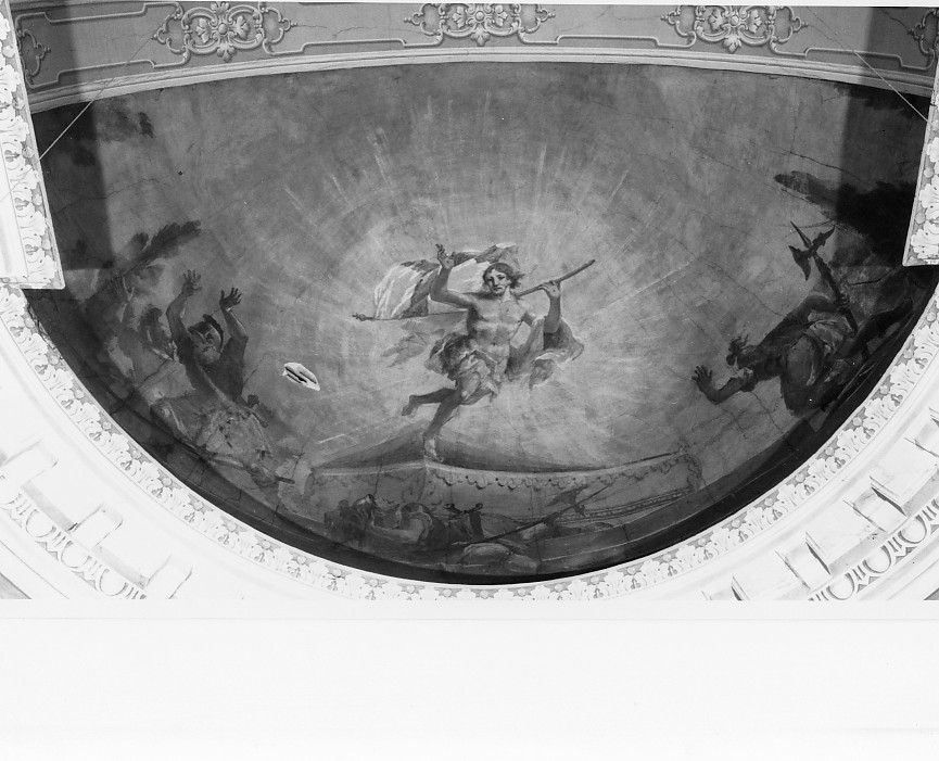 resurrezione di Cristo (dipinto, elemento d'insieme) di Canal Giambattista (sec. XIX)