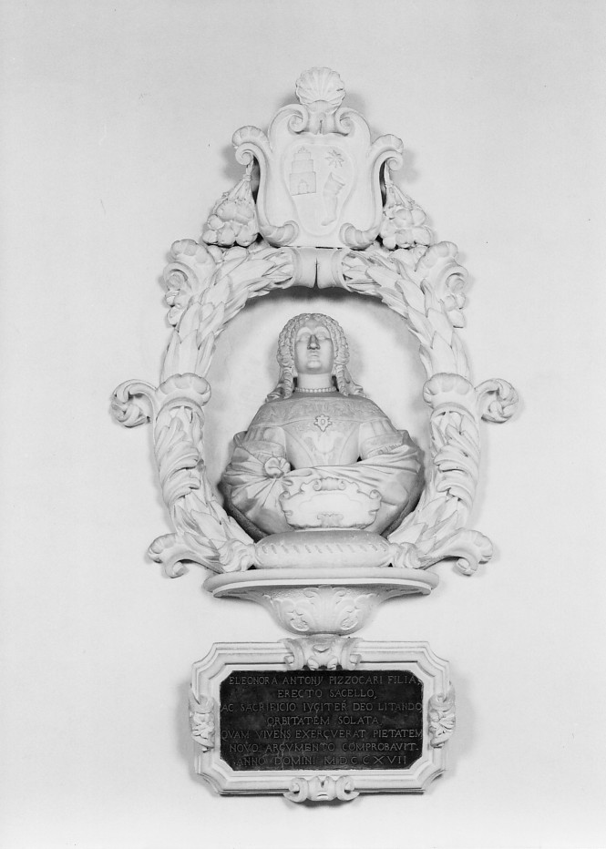 busto femminile (rilievo) di Marinali Orazio (bottega) (sec. XVIII)