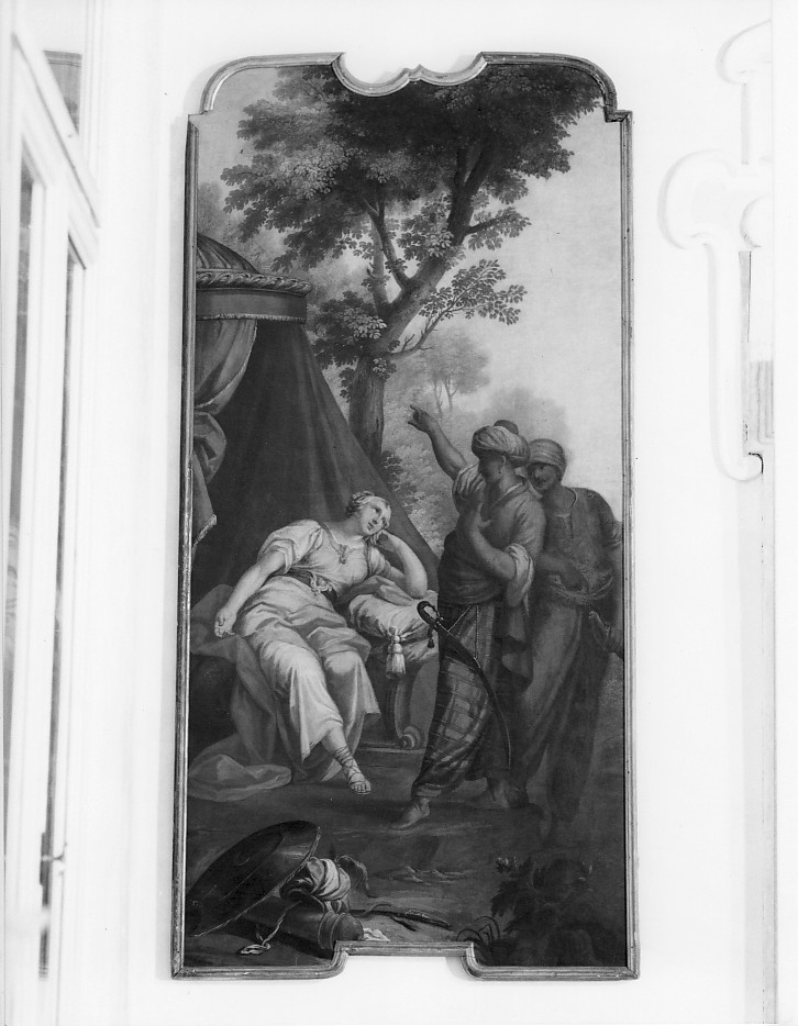 Colloquio dei comandanti egiziani con Armida, episodi della Gerusalemme liberata (dipinto) di Cignaroli Vittorio Amedeo (seconda metà sec. XVIII)