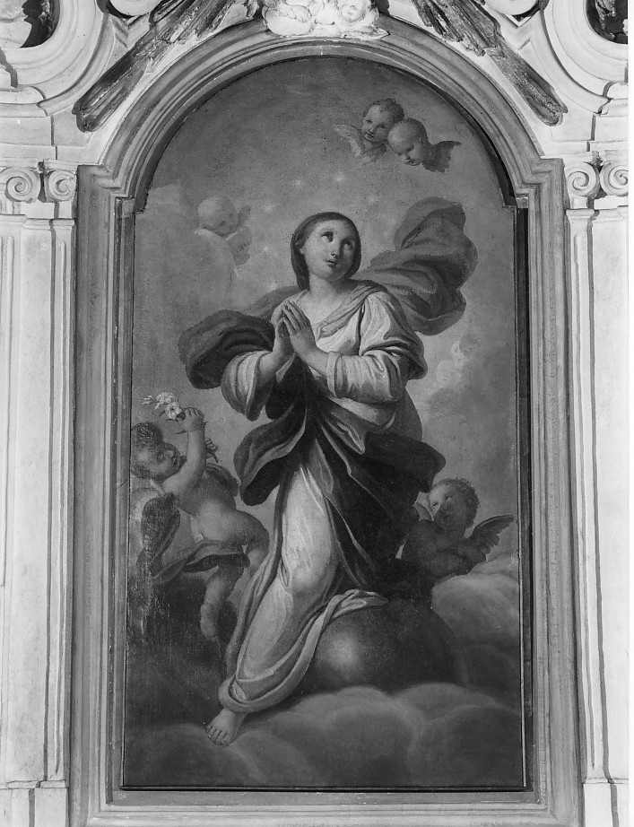 Madonna orante (pala d'altare) - ambito veneto (primo quarto sec. XVIII)