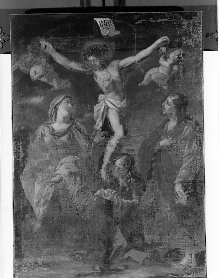crocifissione (dipinto) - ambito veneto (fine/inizio secc. XVII/ XVIII)