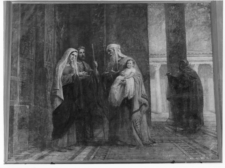 presentazione di Gesù al tempio (dipinto) di Pupin Valentino (sec. XIX)