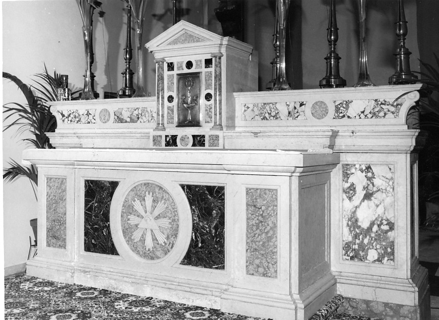 altare maggiore, elemento d'insieme - ambito veneto (sec. XVIII)