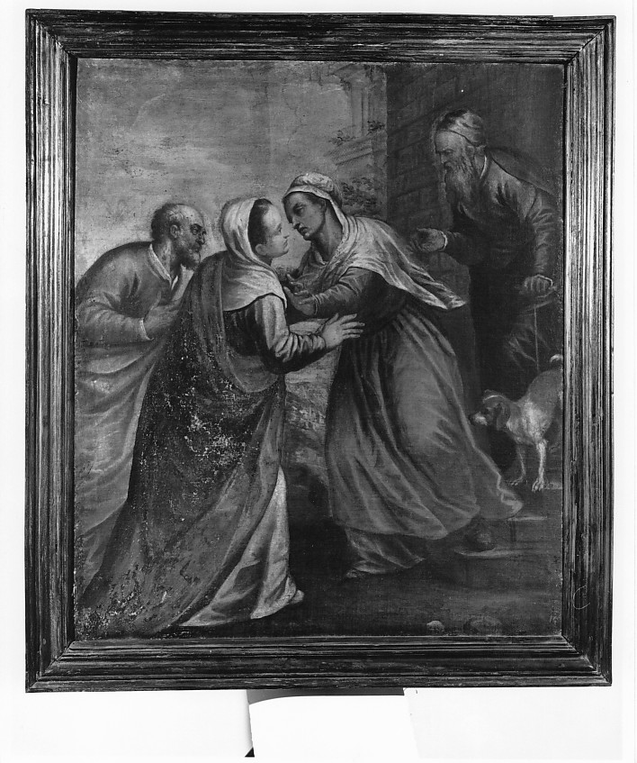 visitazione (dipinto) di Maganza Giovanni Battista Il Giovane (sec. XVII)